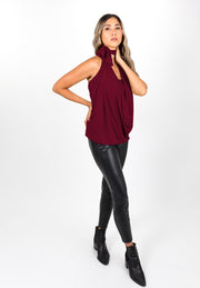 Deep Wine Modal Capsule Dress