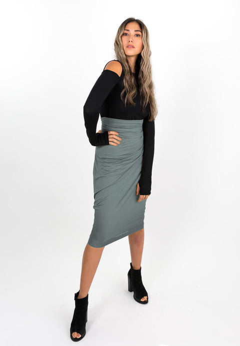 Sage Modal Capsule Dress