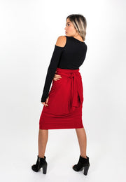 True Red Modal Capsule Dress