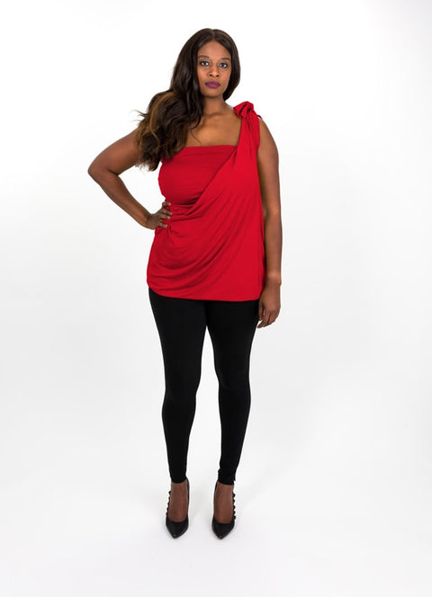 True Red Modal Capsule Dress