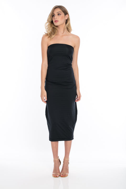 Convertible Clothing - CAPSULE Dress in Luxe Black – MORPH Clothing